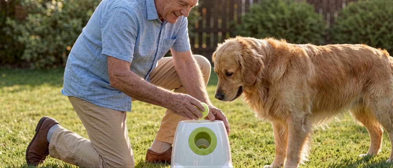 Automatic Ball Launcher Product Ad preview